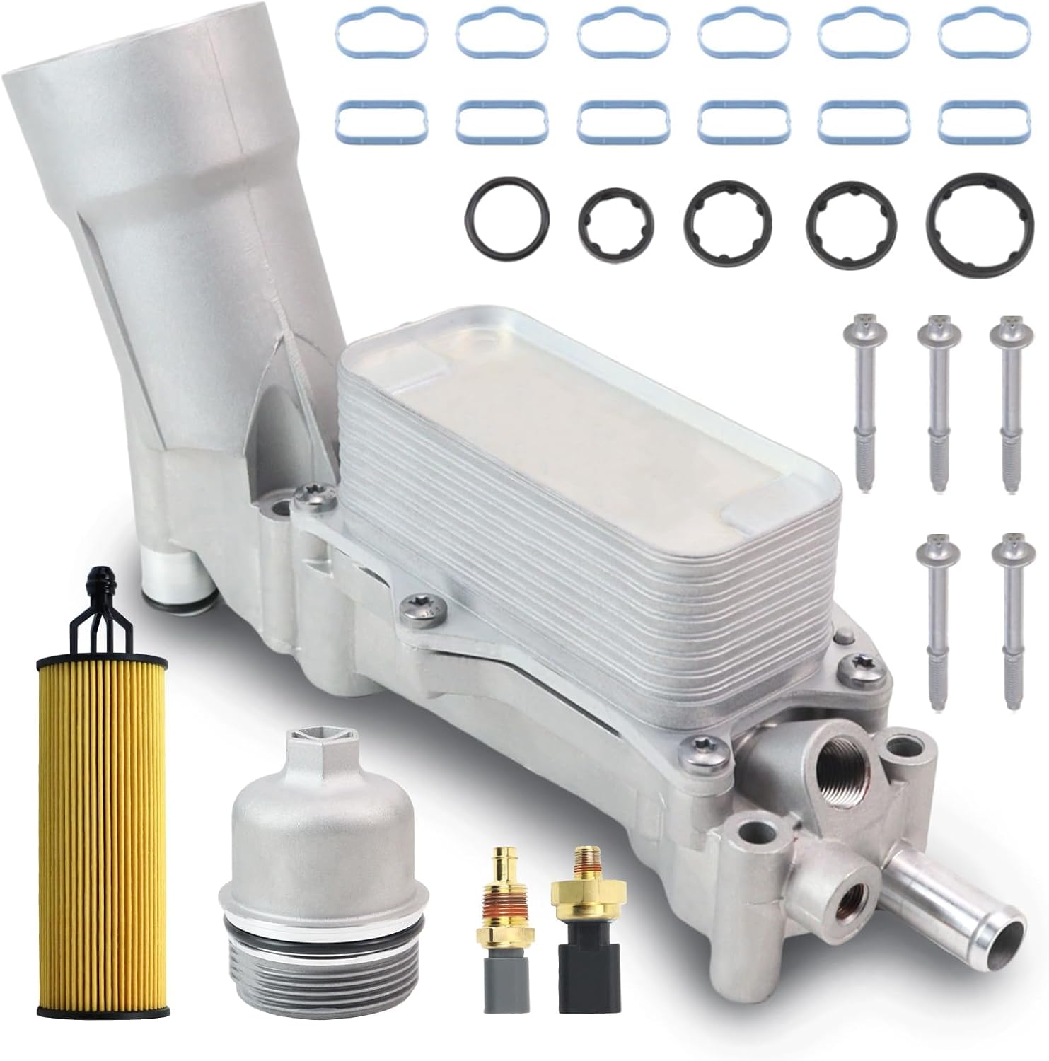 GolAscen Aluminum Oil Cooler and Filter Housing (replacement)
