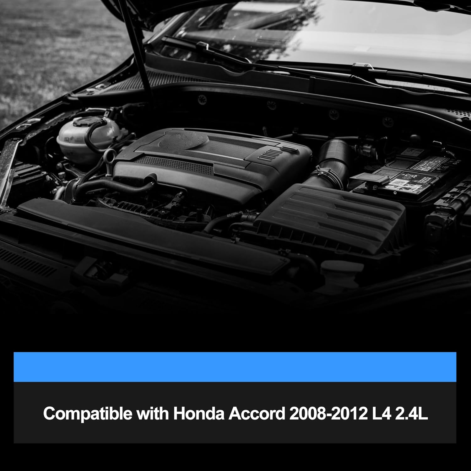 Power Steering Pump with Pulley – Compatible with 2008–2012 Honda Accord 2.4L L4 – Replaces 56100-R40-A03, 215495, 965495, N9900725 – Power Assist Pump (21-5495)