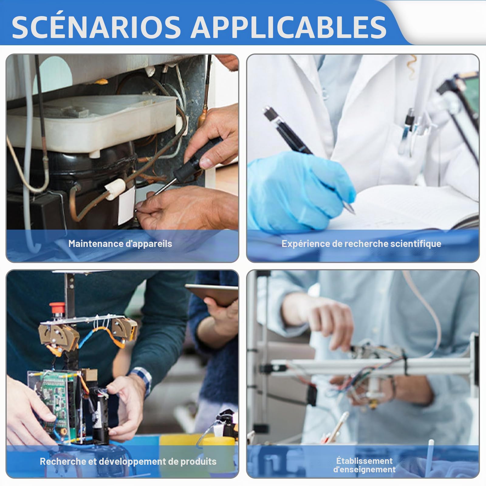 DSO-TC3 - Oscilloscope numérique 3 en 1 - Multimètre portable - Testeur de transistors - Générateur de signal - Bande passante 500 kHz - Testeur de résistance LCR - Testeur de résistance LCR - Avec