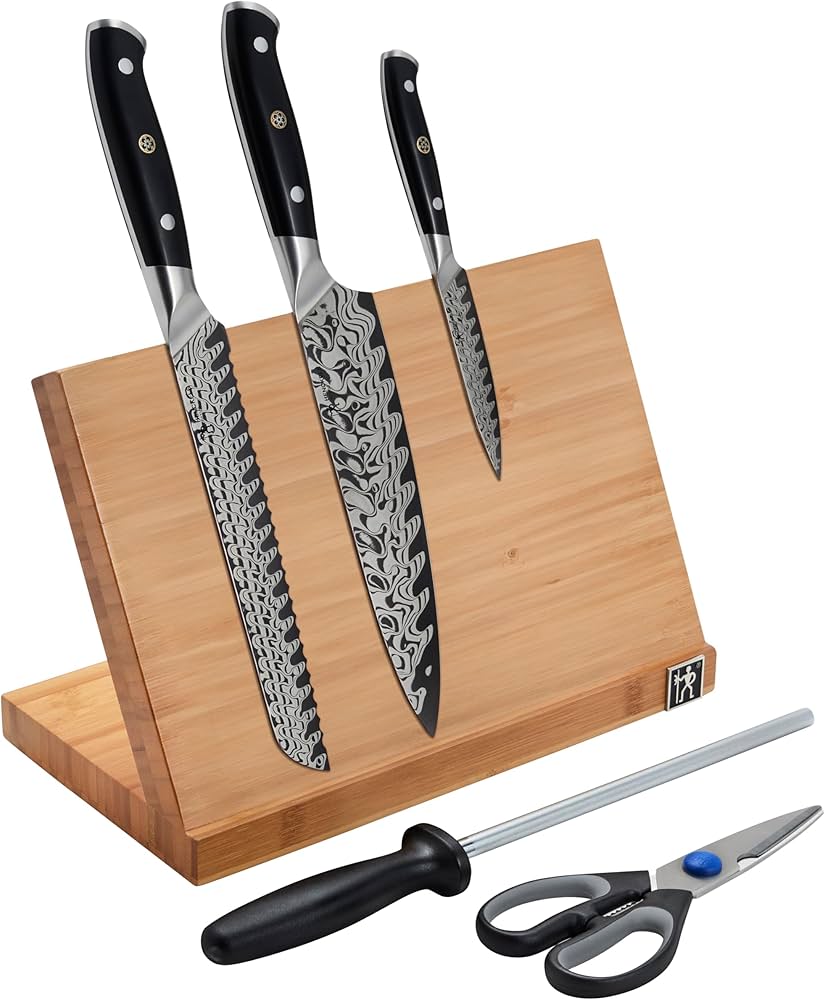 Amazon.com: HENCKELS Compass Damascus 6-pc Magnetic Easel Damascus