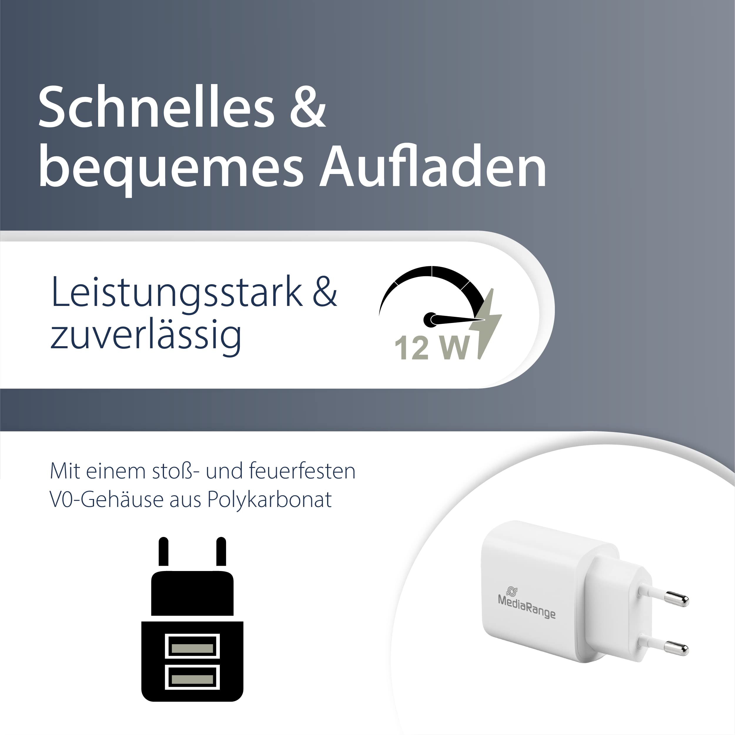 MediaRange USB-A naar USB-B printer kabel - USB 2.0 (Origineel
