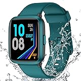 Fitness Tracker Watch with Heart Rate Monitor, Activity Tracker with Pedometer, Sleep Monitor, Calories &amp; Step Counter, 5ATM Waterproof Smart Watch for Women Men Health Fitness Watch for Sports