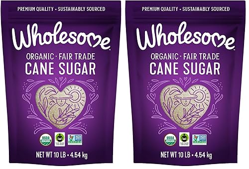 Miniatura 9 de Wholesome Sweeteners Azúcar de Caña Orgánica de 16 Onzas, Comercio Justo, Sin OMG, Sin Gluten, Puro y Vegano, para Hornear y Endulzar, 1 Paquete