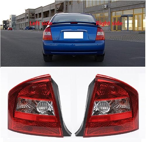 Miniatura 2 de Conjunto de luces traseras de luz trasera, compatible con Kia Cerato 2003, 2004, 2005, 2006, 2007 (color del lado izquierdo)