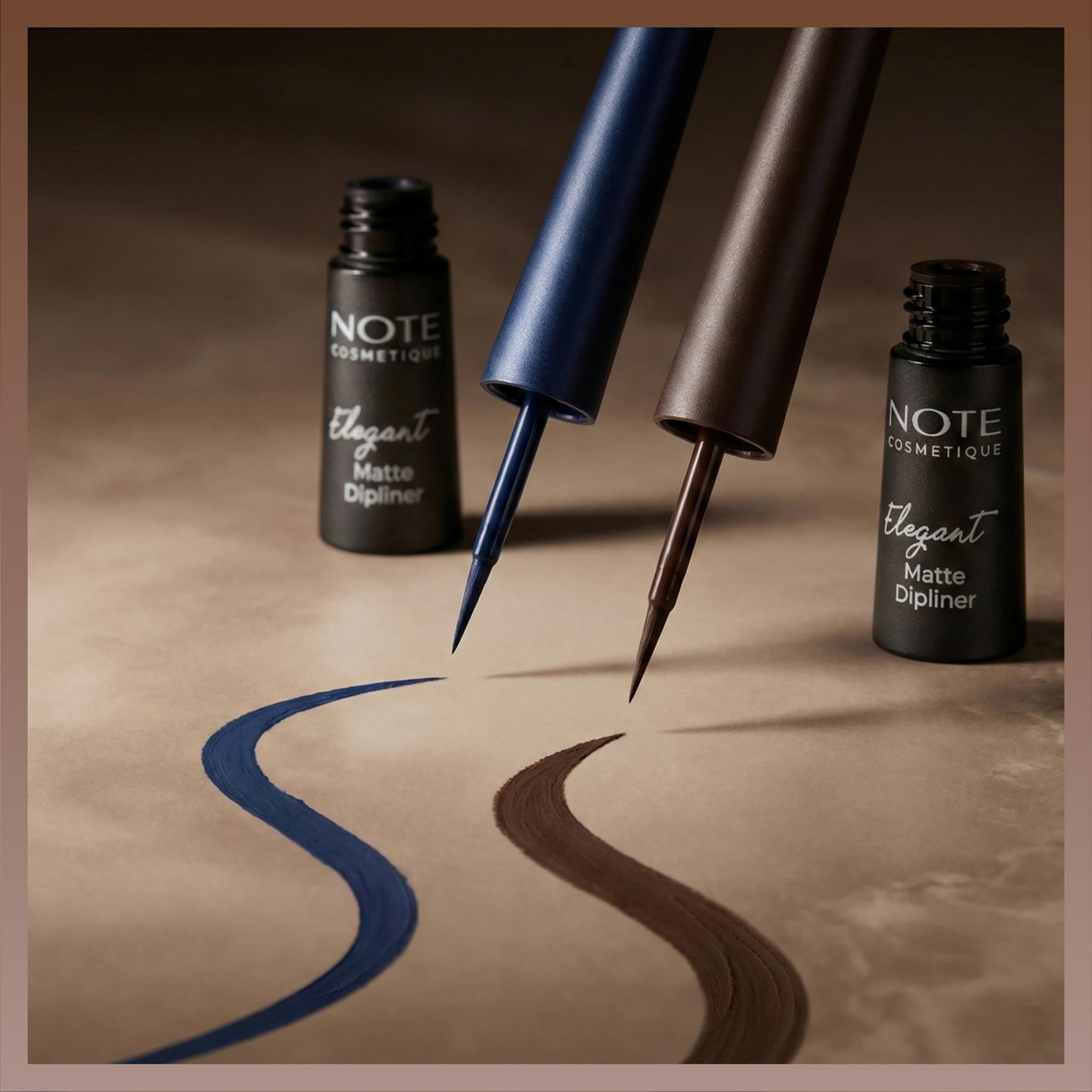 Note Cosmetics Elegant Matte Dipliner Waterproof Kahverengi, 02 Coffee Brown