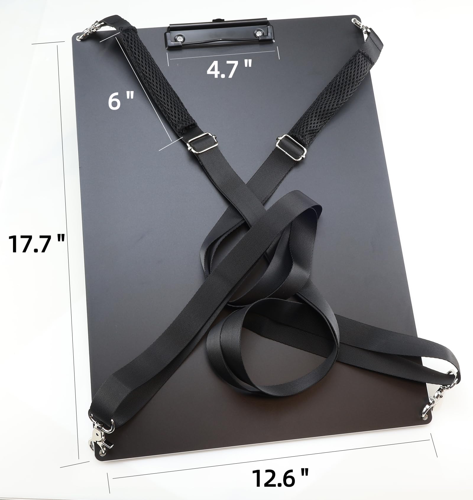 Metal Black Clipboard, Work Clipboards With Pen Holder, A3 Size