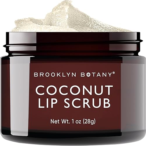 Brooklyn Botany Exfoliante labial de 1 onza Hidratante labial para labios secos y labios agrietados Exfoliante de labios suave para labios suaves