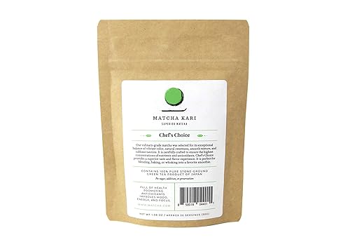 Matcha Kari Té verde matcha japonés superior en polvo grado culinario elección del chef 106oz 108 onzas