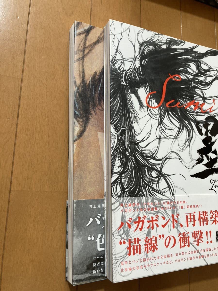 井上雄彦 画集 バガボンド 墨 WATER 2冊セット｜イラスト集 