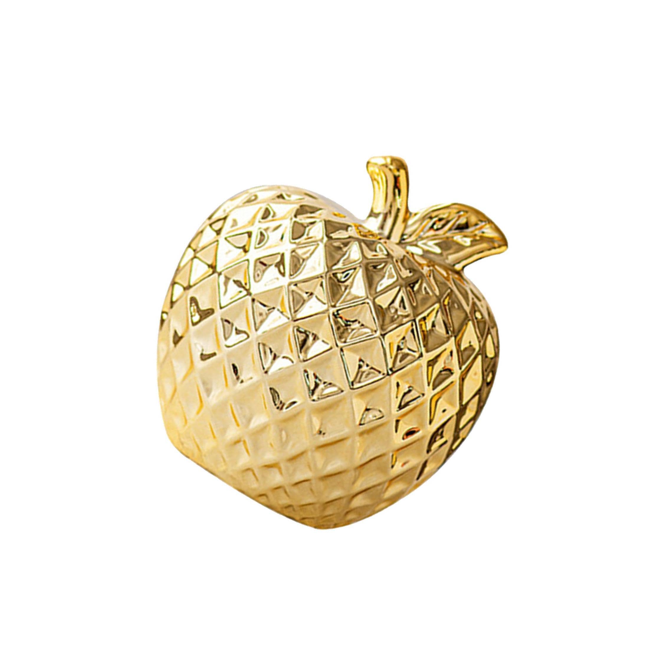 TWISAXC Desktop Figurine Art Craft Ornament for Creative And Delicate Sculpture For Living Room Decor For Home Decorations. Decorative Figurine Art Craft, Gold, 9.3x9.8cm