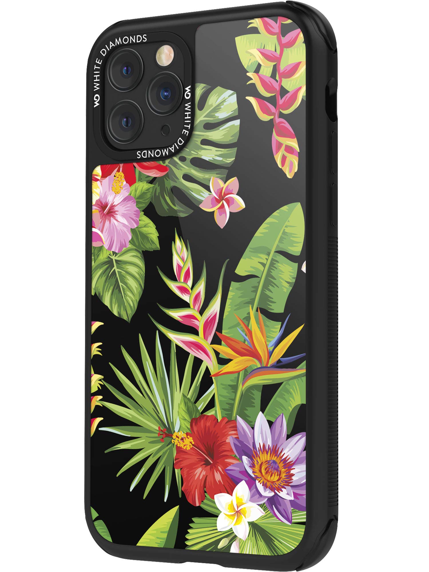 Cover White Diamonds Jungle Per IPhone 11 Pro – Con Pappagallo, Vetro Antigraffio, Active Air Technology - 3