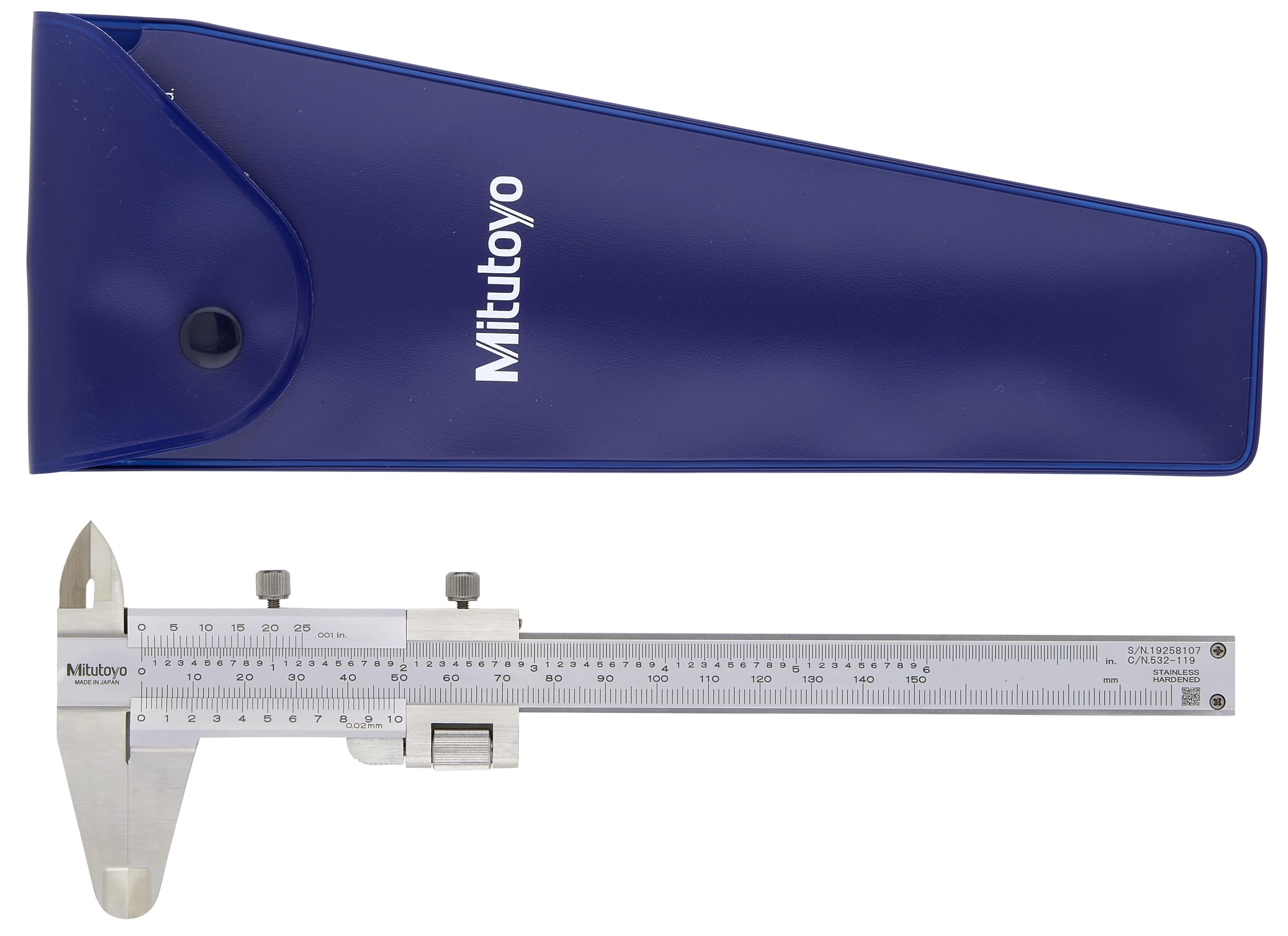 'Mitutoyo mt532–120 Coulisse Pied à 7 en/180 mm 532–120