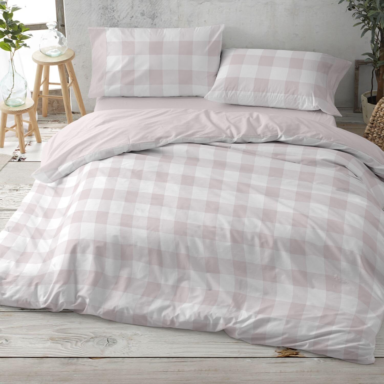 Burrito Blanco | Fundas nórdicas Estampadas | Cama de 135cm. (+Medidas Disponibles) | Diseño 543 | Color Nude (135x190/200cm.)