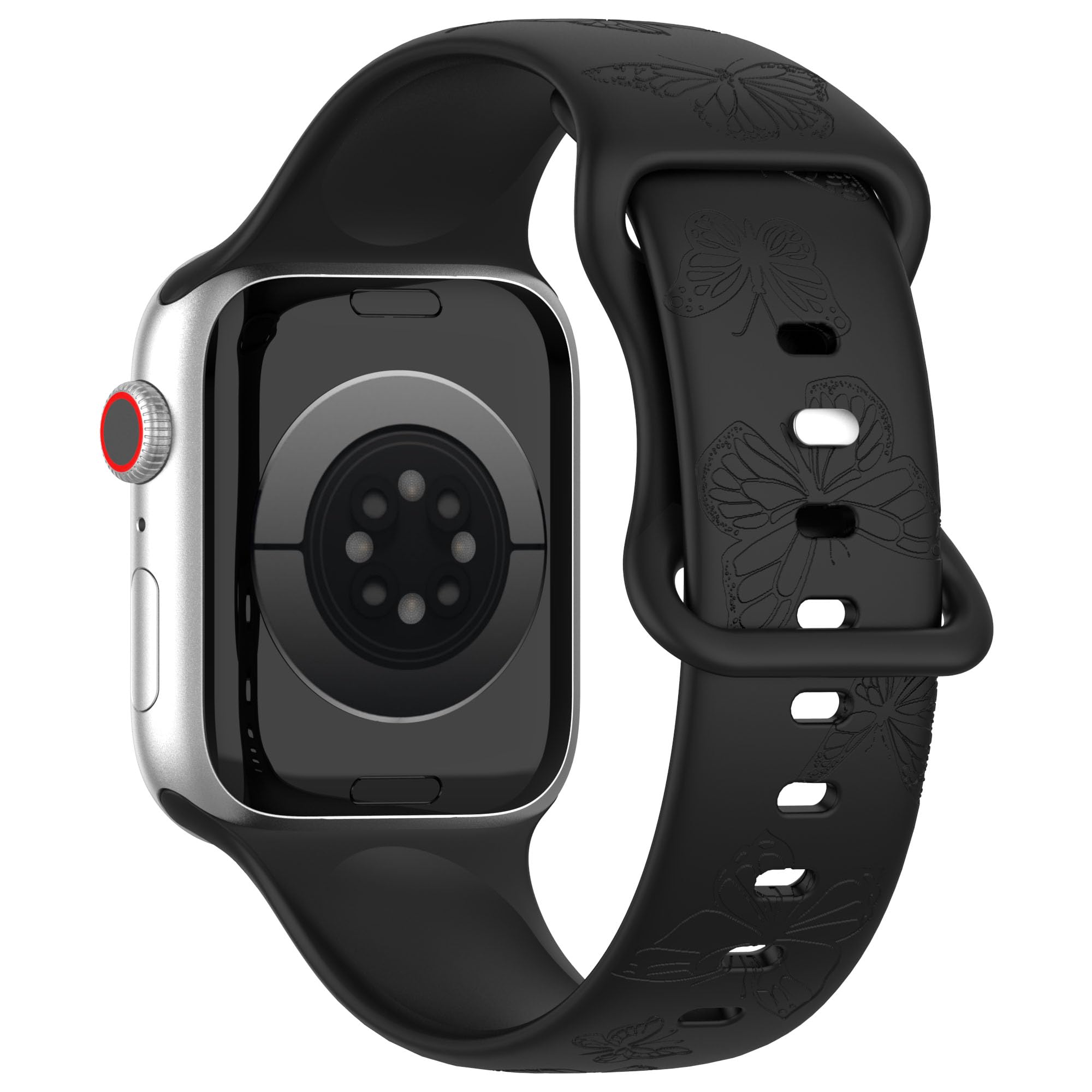 YYXIXI Compatible with Apple Watch Series 8 45mm 41mm Strap 44mm 40mm 49mm for Iwatch Ultra Series 9/8/7/6/5/4/SE Belt Silicone Pattern Engraved Band Women Men (40mm/41mm,#8) (B0CLC6XYMN) Amazon Price History, Amazon Price Tracker