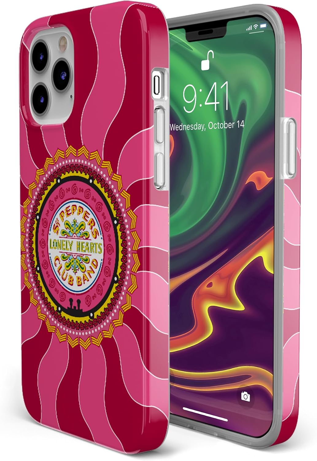 Casely iPhone 12 Pro Max Case | Lonely Hearts Club | The Beatles SGT. Pepper's | Classic Ultra Slim Design