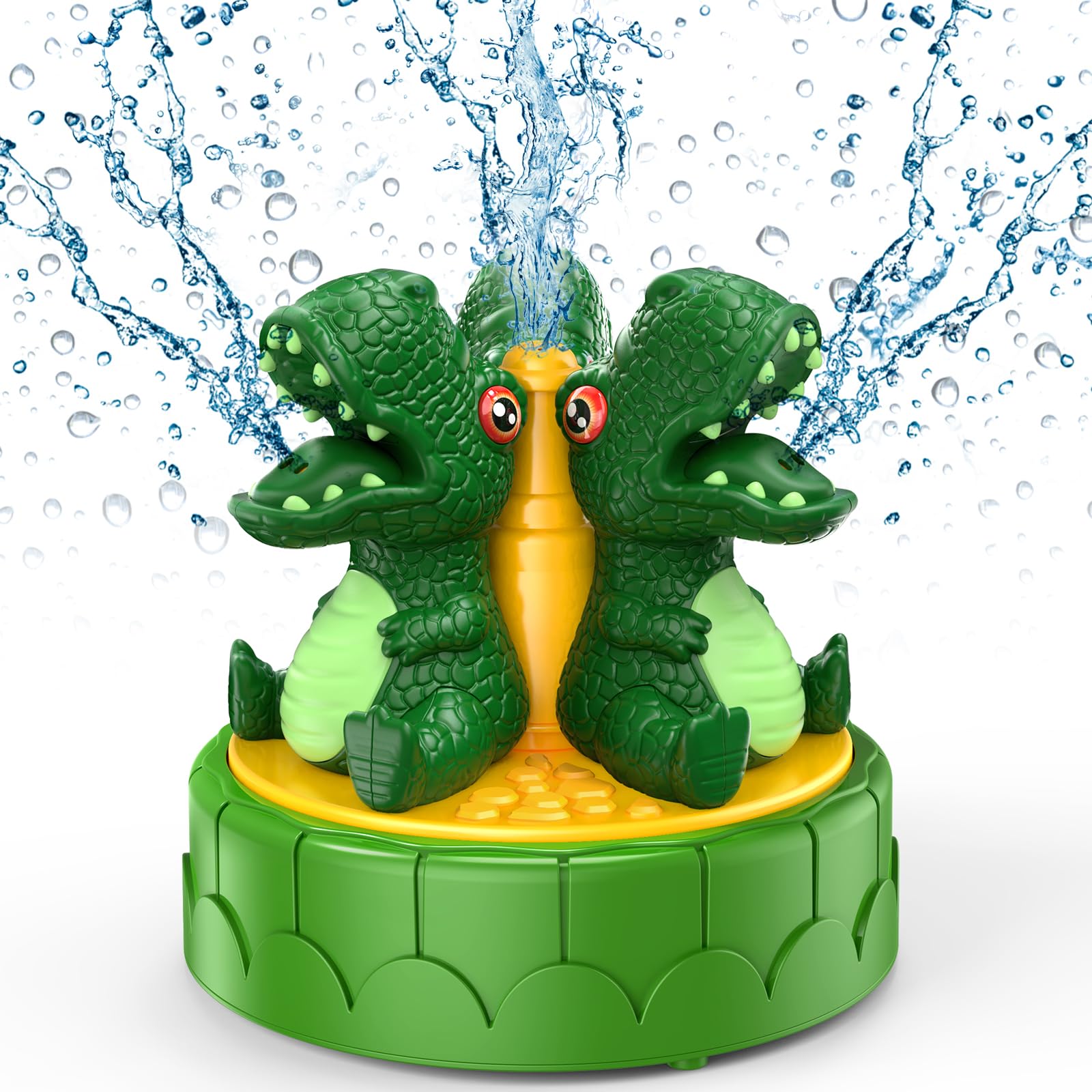 Water Sprinkler for Kids Outdoor Play: Fun Summer Dinosaur Water Toys for Toddler Kids Outside Yard Activities