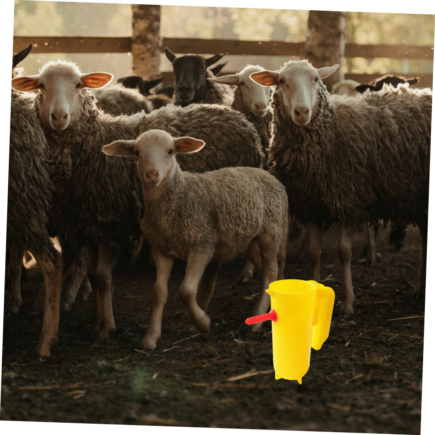 UPKOCH 5 Ensembles Biberon Biberons Biberons Biberon De Lait Tétine De Biberon Pour Animaux Tétine De Biberon Pour Vache Accessoire D'Alimentation Pour Agneau Tétine 3 pièces * 5
