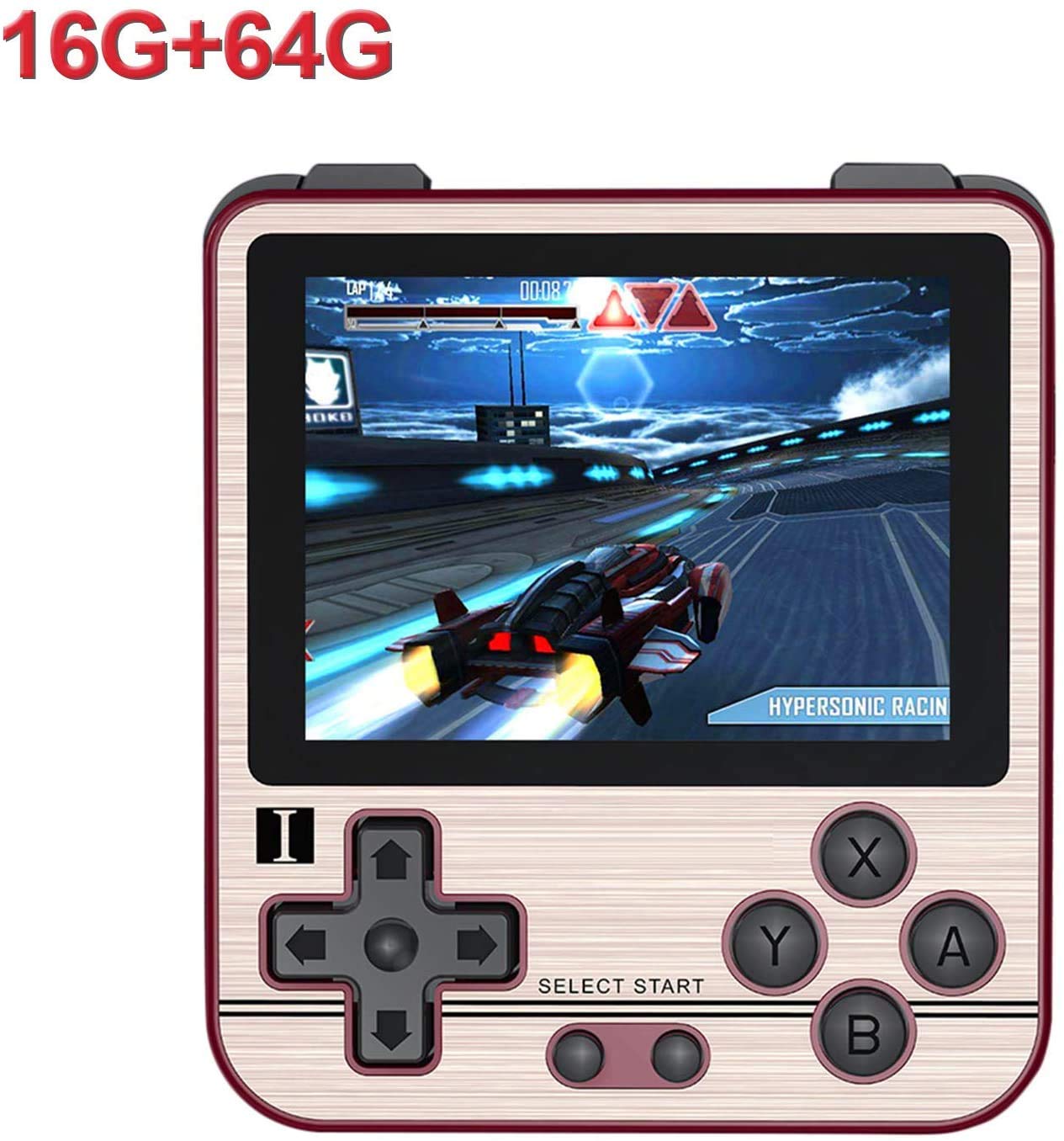 WANENGEDIY Anbernic RG40XXV Console de Jeu Portable Jeux, écran Vertical de 4 Pouces, Console de Jeu rétro, Prend en Charge Le processeur Linux Cortex-A53, Effets d'éclairage RVB -64 G
