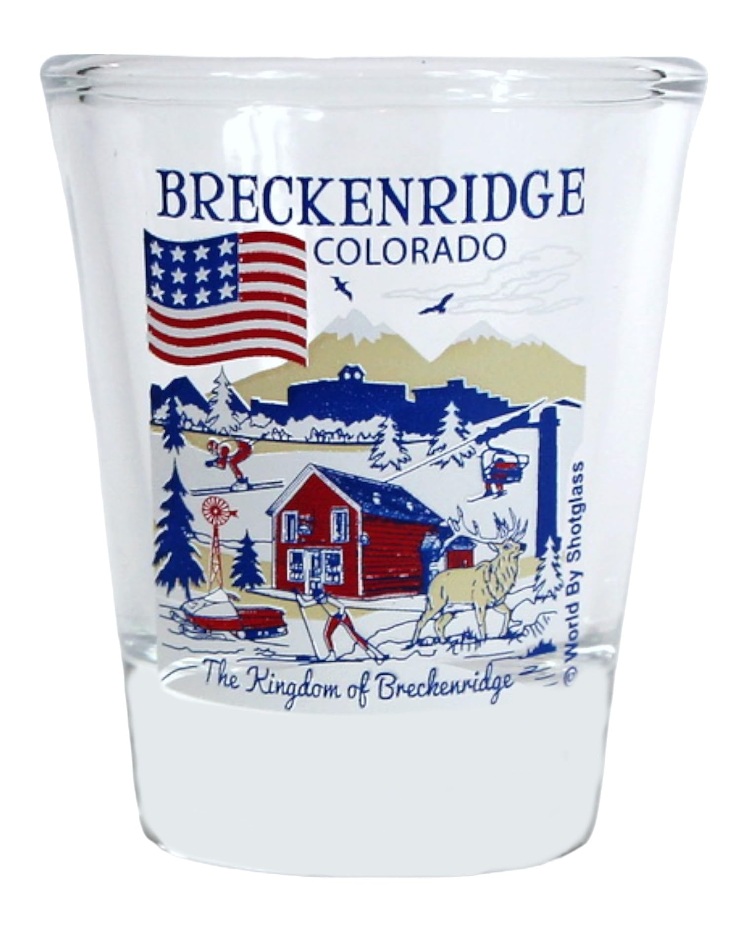 Breckenridge Colorado Great American Cities Collection Shot Glass