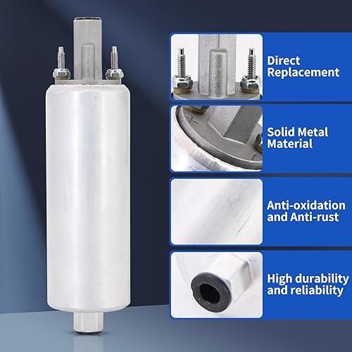 Miniatura 3 de Tektall Bomba de combustible en línea externa GSL392 GSL392-400-939 255LPH Bomba de combustible universal de alta presión con accesorios de