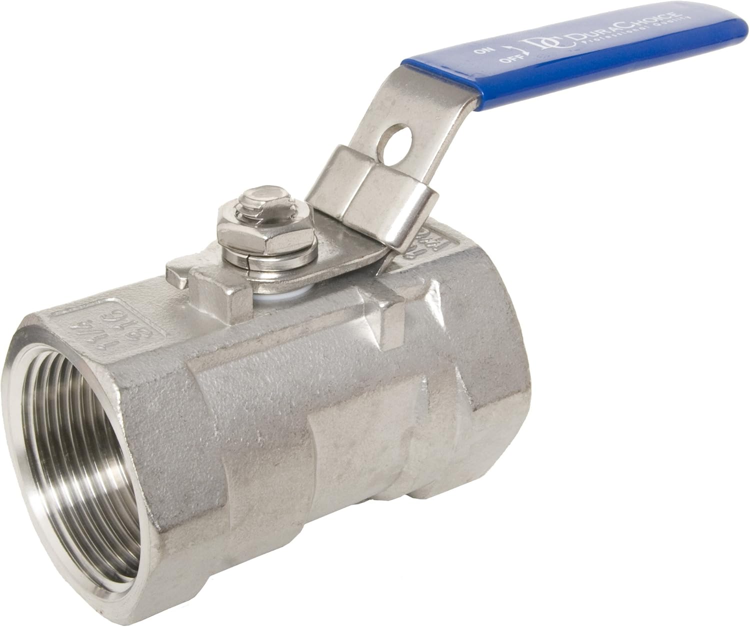 1-1/4" Stainless Steel (316) Ball Valve - 1pc Standard Port, 1,000WOG