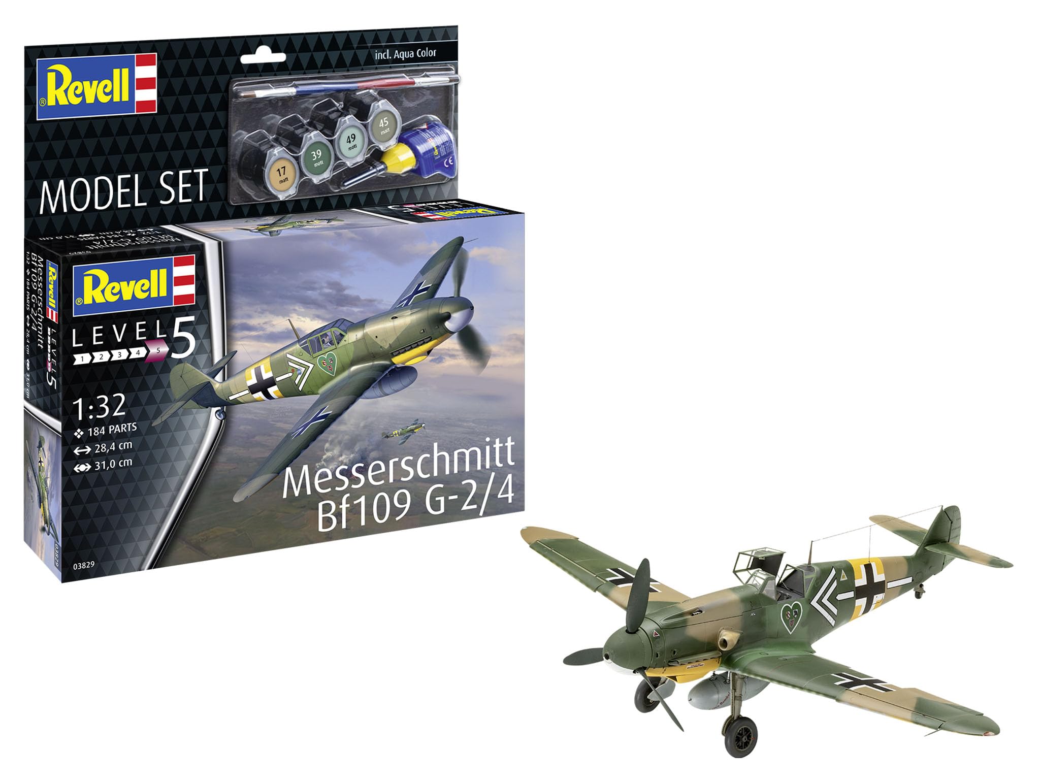 Revell Model zestaw noży Schmitt Bf109 G-2/4