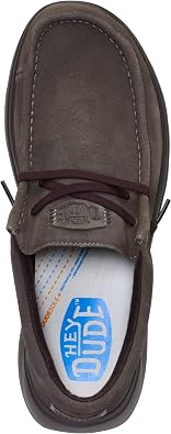 HEYDUDE Mens Wally Comf Suede