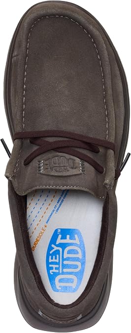 HEYDUDE Mens Wally Comf Suede