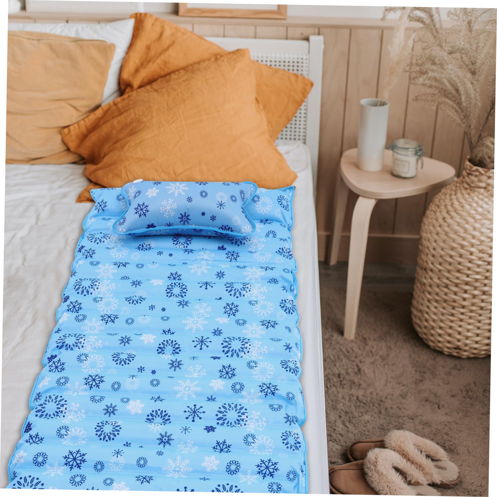 Uonlytech Water Bed Materasso Riempire Acqya in Pvc, e Inodore | Festa Estiva, Materasso Raffreddato ad Acqua, Materasso Raffreddamento per Adulti e Anziani