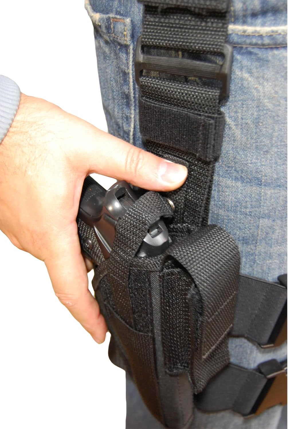 New Barsony Tactical Leg Holster for Full Size 9mm 40 45
