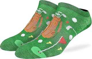 Good Luck Sock Men's Golf Green Ankle Socks, Adult