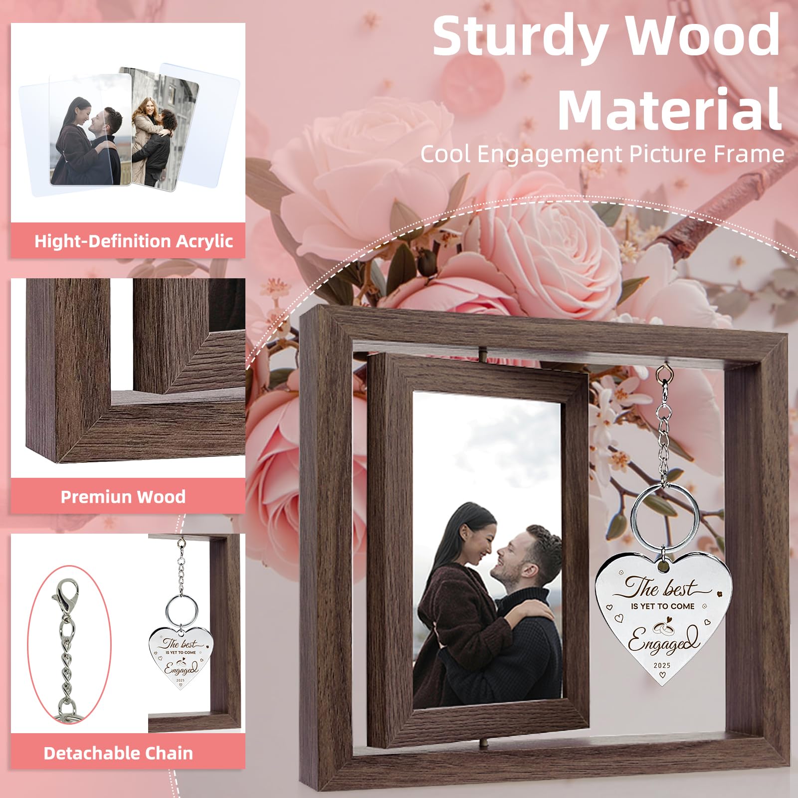 2 Cuillères à Thé Gravées 'Enfin Fiancé(e)' - Cadeau Drôle Pour Fiançailles, Couple, Anniversaire | Acier Inoxydable