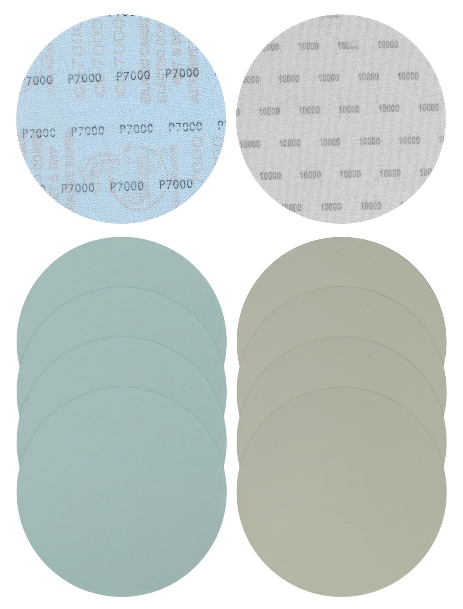 20Pcs 150mm Wet & Dry Sanding Discs 7000/10000 Grit Sandpaper