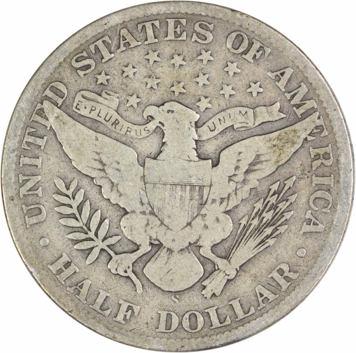 1910 S Barber Half Uncertified Choice VG