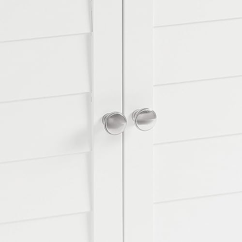 Miniatura 12 de Crosley Furniture Lydia - Armario de almacenamiento esquinero y organizador de baño con estantes, color blanco