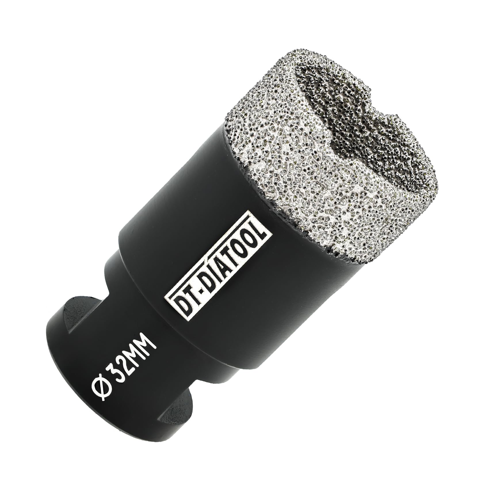 Dt-Diatool Black Diamond Drill Bit 32Mm Hole Saw For Dry Drilling Tile Porcelain Marble Ceramic Granite