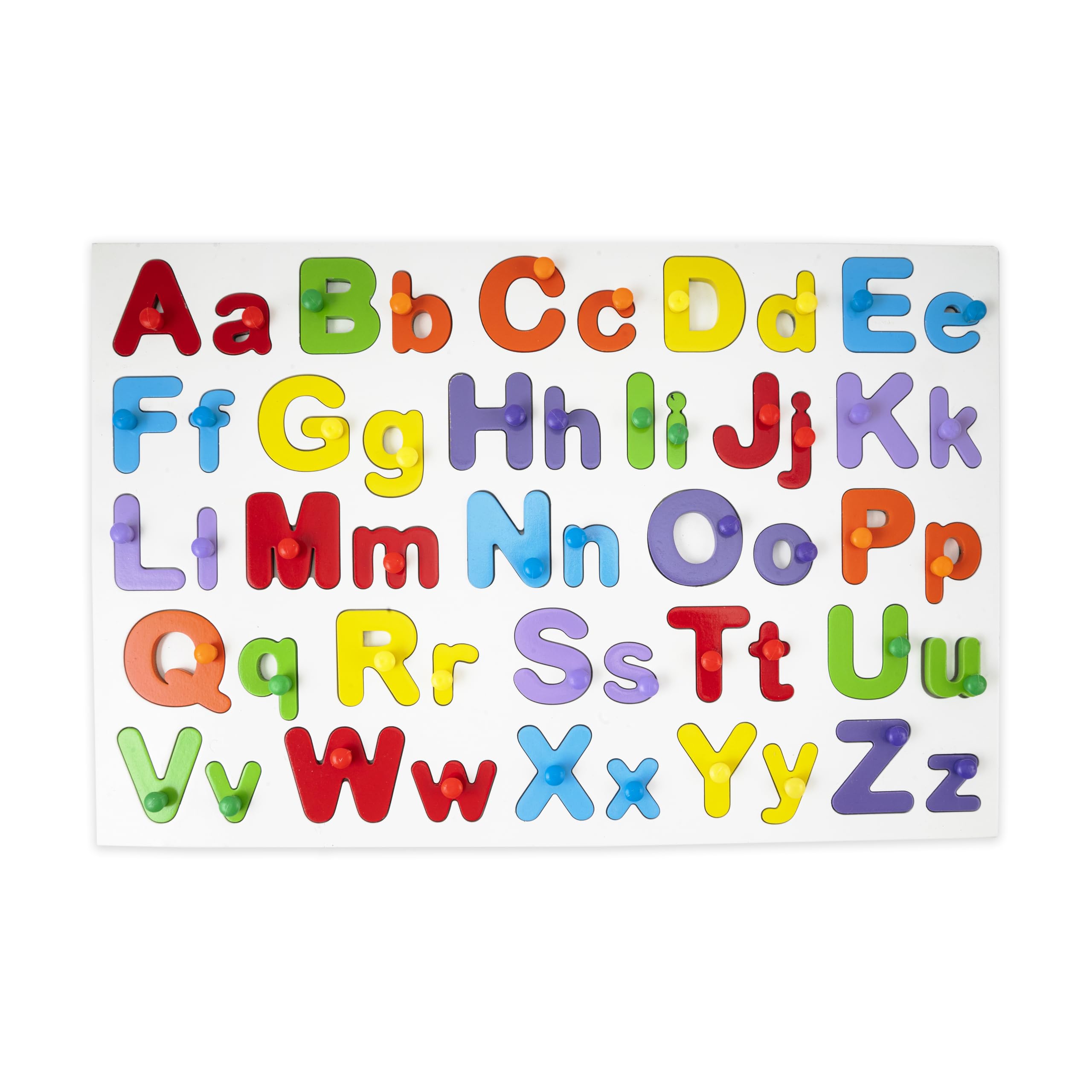 CloudTech® Wooden Capital & Small Alphabets Puzzle with Knob | Learning & Educational Toys for Kids | Creative Activity for Kids | Indoor Games (B0DB62GX3W) Amazon Price History, Amazon Price Tracker