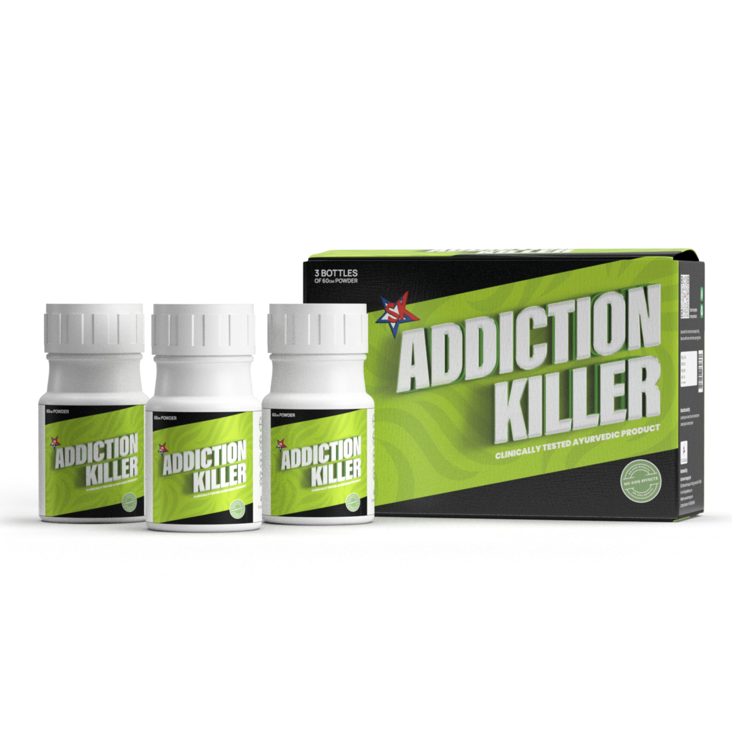8848 Addiction Killer Powder | Helps To Quit Addiction | 100% Herbal And Effective | Made Of Pure Herbs | Pack of 1