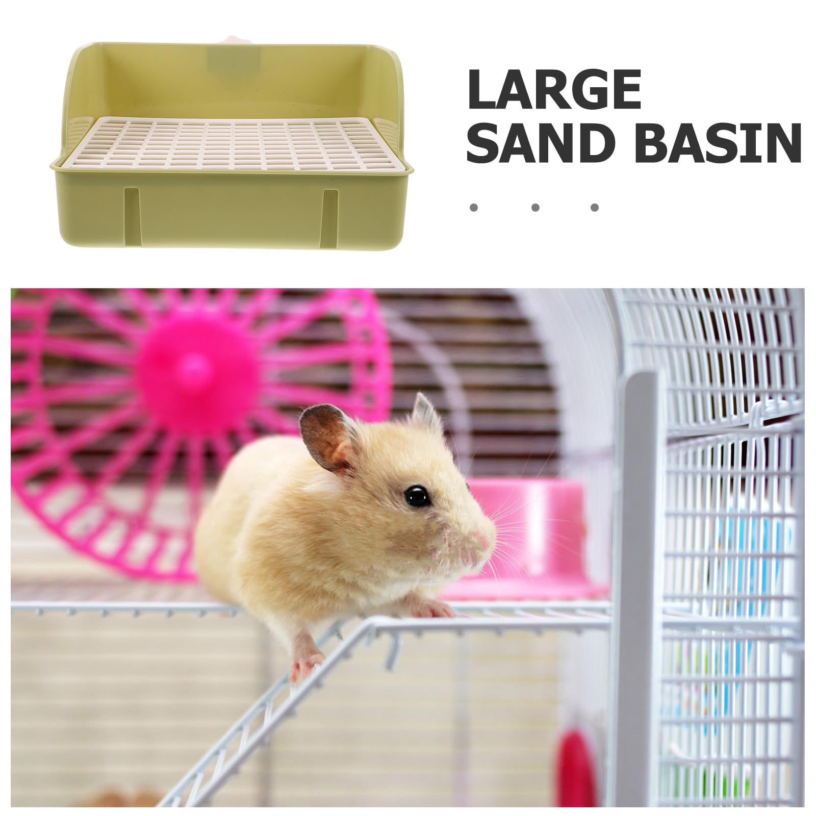Lettiera per furetti, lettiera per conigli, vasino per cavie, griglia in plastica, lettiera per animali domestici, vassoio per toilette per piccoli animali.