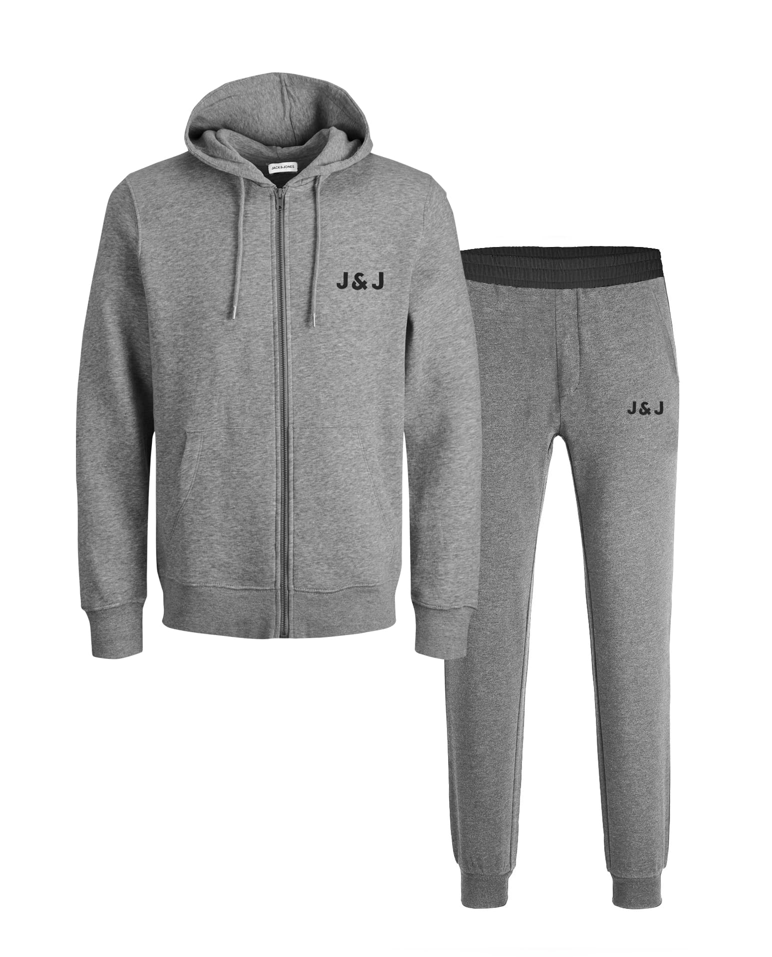 Jack & Jones JACK & JONES Men's Jaclounge Set, grey melange, XXL
