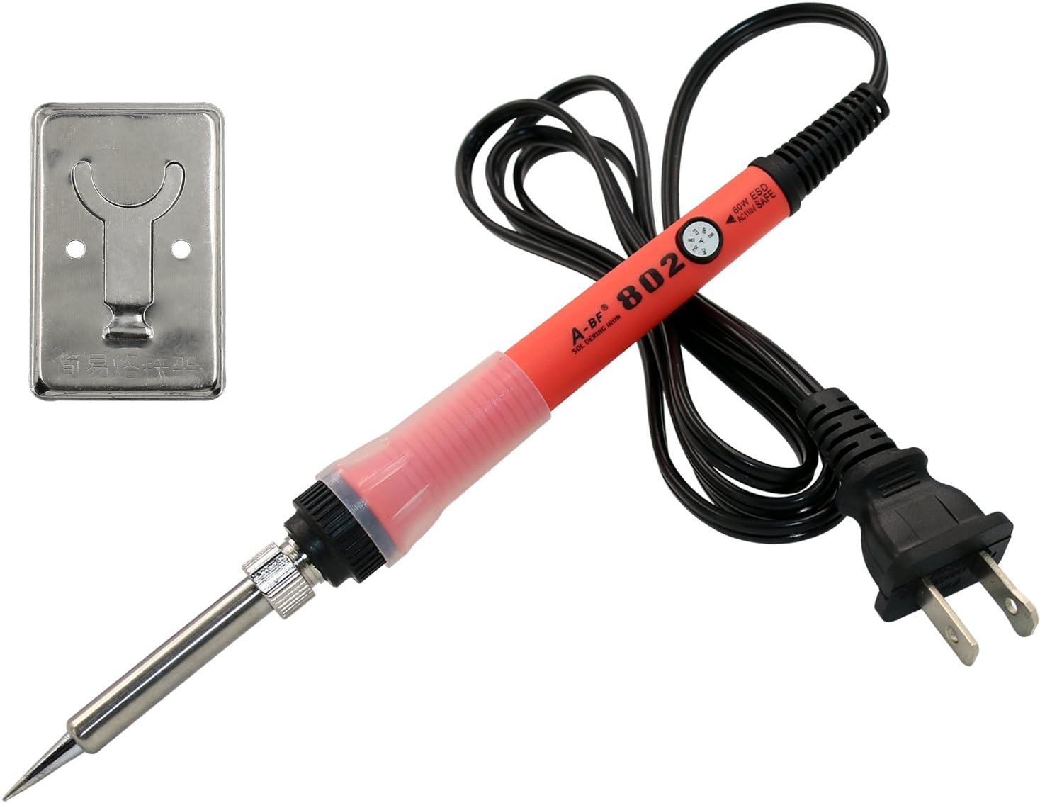 Soldering Iron Welding Solder Gun 60W 110V A-BF - Adjustable Temperature, Solder Stand Holder for Variously Repaired Usage