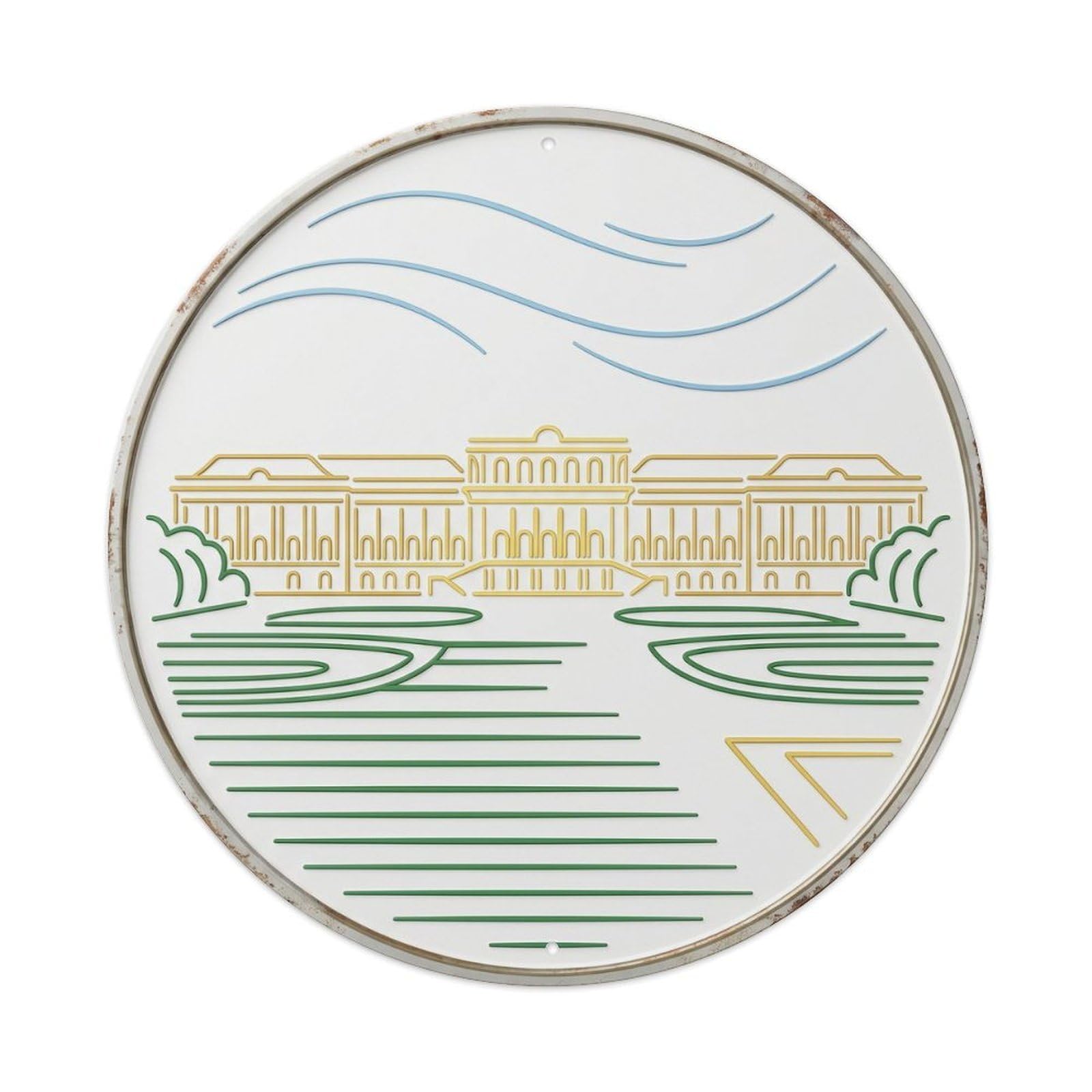 Vienna Streamline Palace Travel Metal Tin Sign