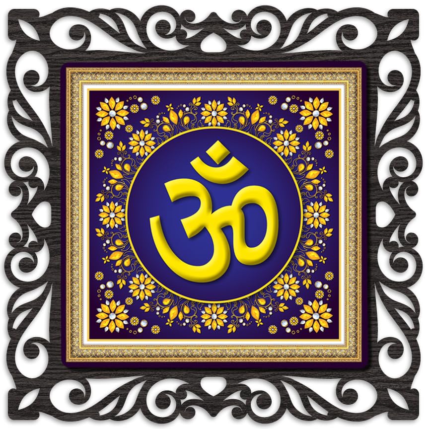 Image of Casa Rica om painting photo frame wall hanging home decoration for wall, living /bed room, lobby(12inch x12inch) (DAS 031) mdf laser cut
