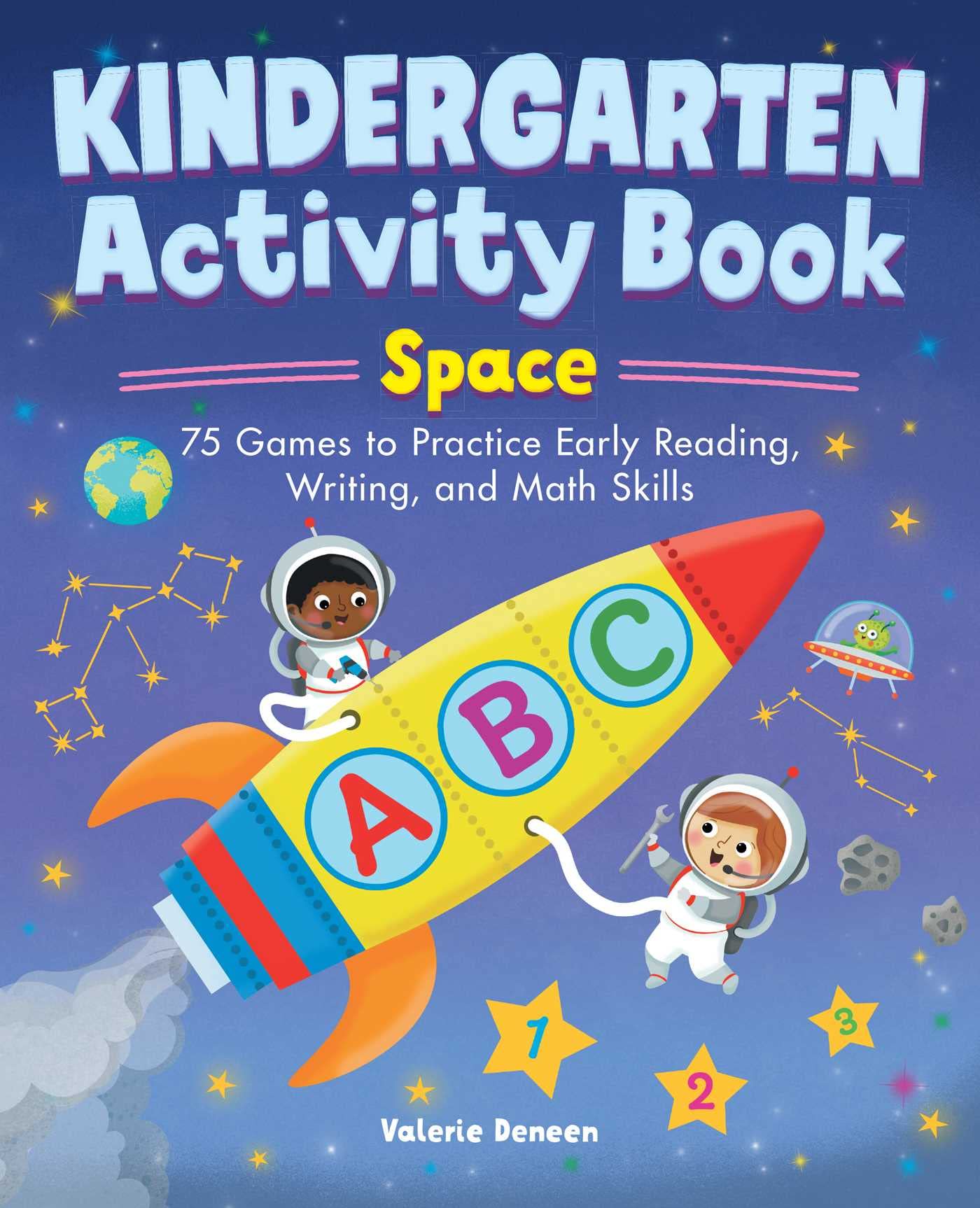 Kindergarten Activity Book Space 75 Games to Practice Early Reading