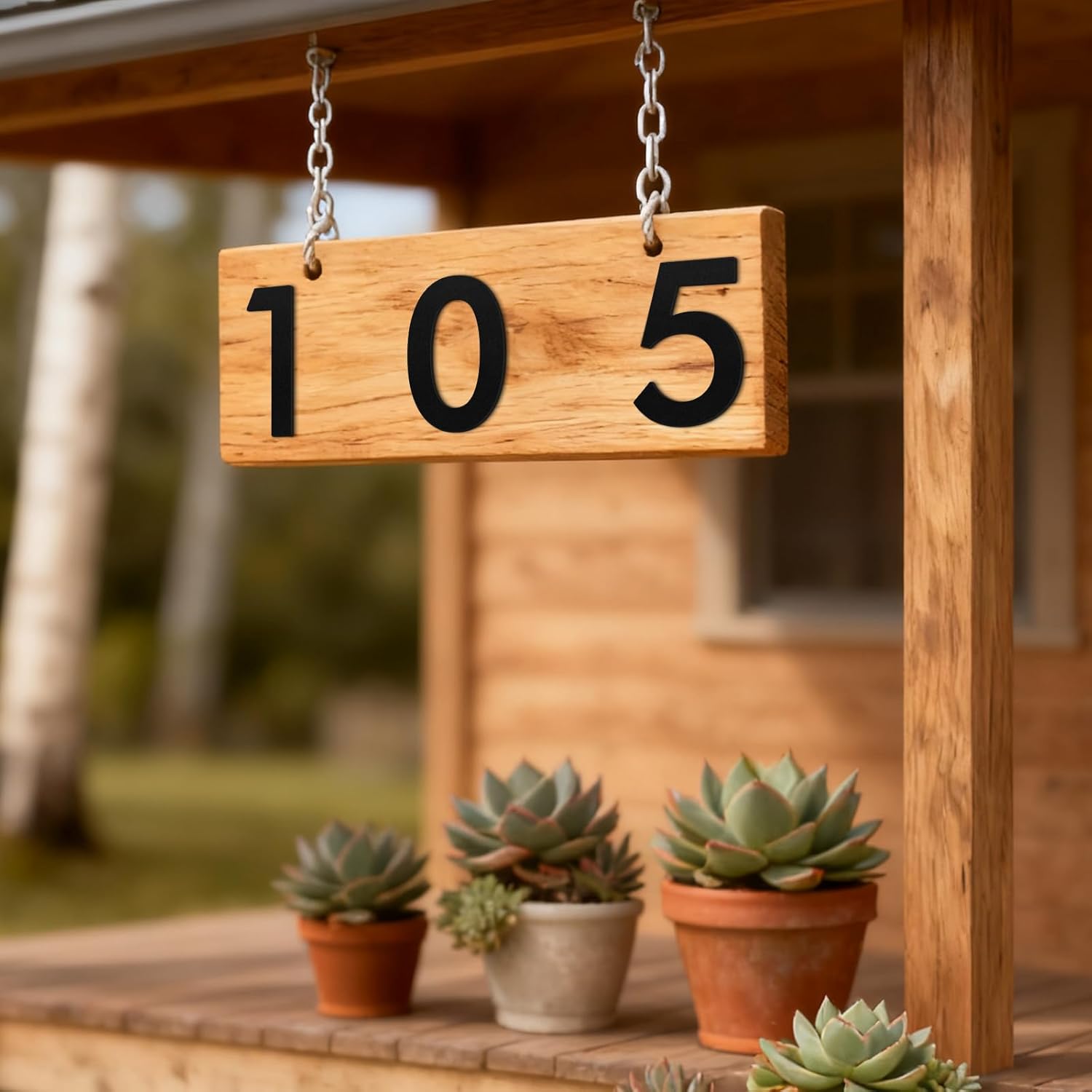 12 Inch 3 PCS House Numbers for Outside, Metal Address Numbers for Home Door，Suitable for Outdoor Signage，Mailbox Letters, Courtyard Address Alphabet Decorations(12")