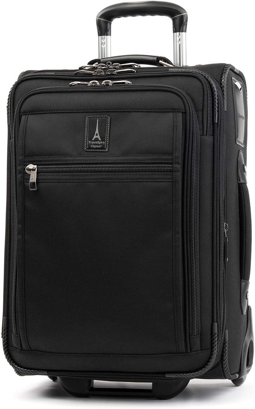 Travelpro Crew Expert Max Carry-on Expandable Rollaboard (Jet Black)