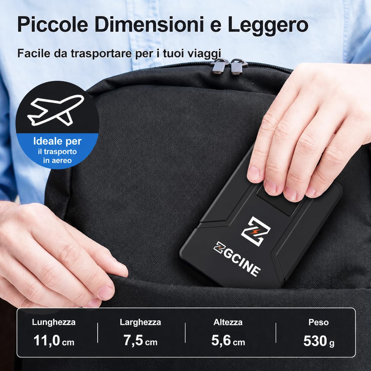 ZGCINE V Mount Battery V99 Pro,Batteria V-mount 94.72Wh 14.8V con Ricarica Rapida PD 100W,Dotata Porte D-Tap/2 USB-C/BP/2 DC e Schermo OLED,Compatibile con Camera, Camcorder,Phone,Monitor,Video Light