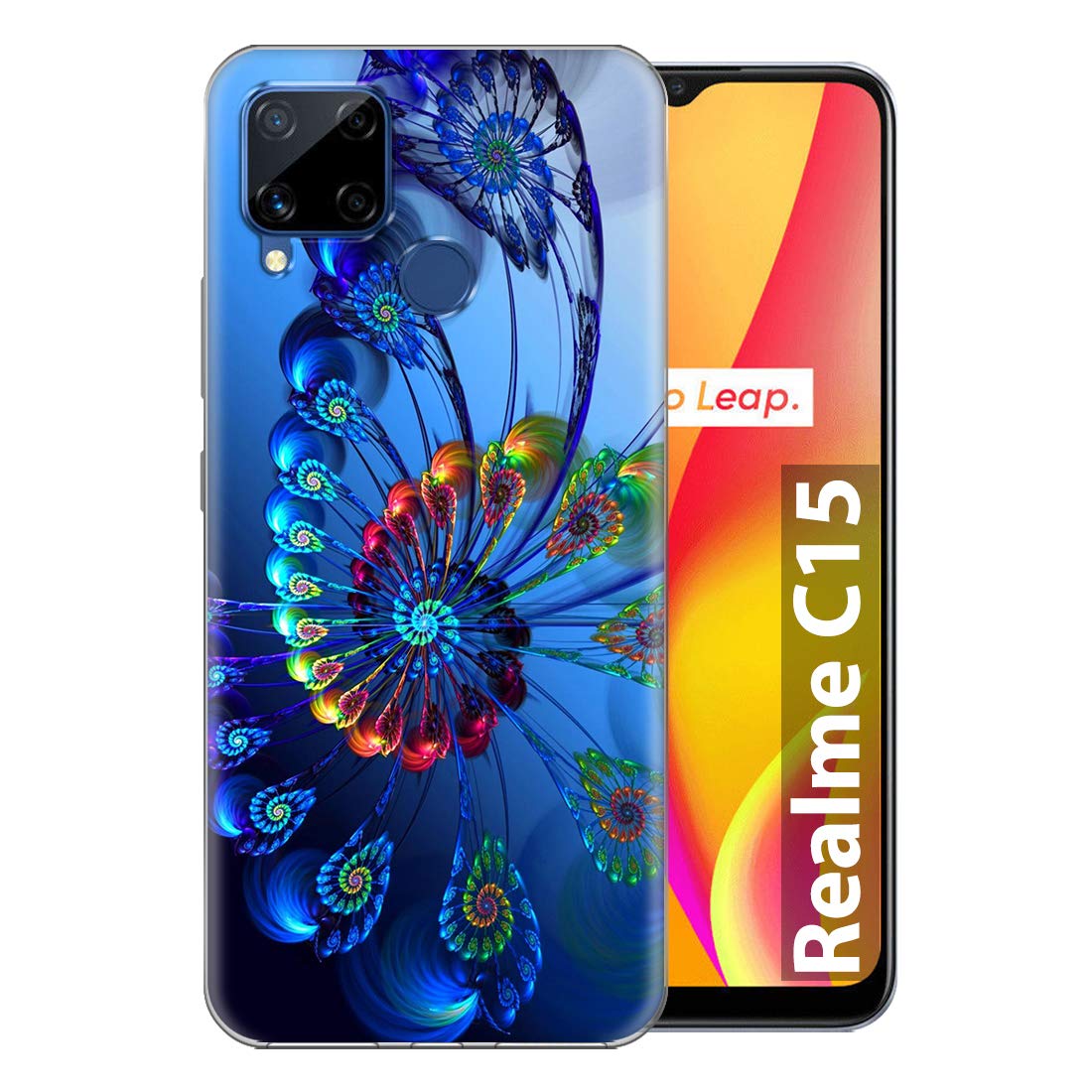 Fashionury Realme C15 Printed Soft Silicone Designer Pouch Mobile Back Cover -P045 (B08GPS29QN) Amazon Price History, Amazon Price Tracker