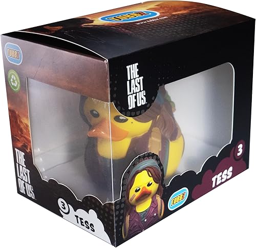 Miniatura 2 de TUBBZ Figura coleccionable de pato de goma de vinilo de Tess de edición en caja, producto oficial de The Last of Us, TV, películas y videojuegos