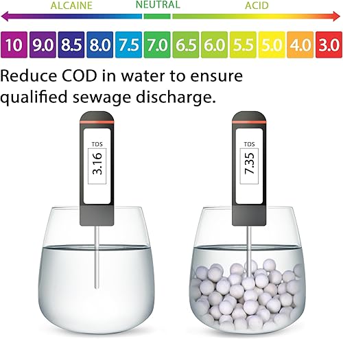 Miniatura 3 de hahalife Neutralizador de condensado de recarga de 5 libras, neutralizador de líquidos de residuos de decapado de 0.276-0.315 in, neutraliza bolas